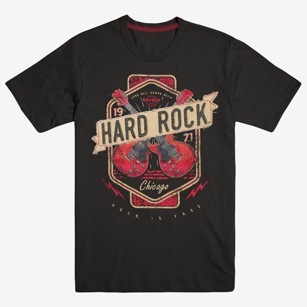 Twin Guitar Applique Tee image number 2