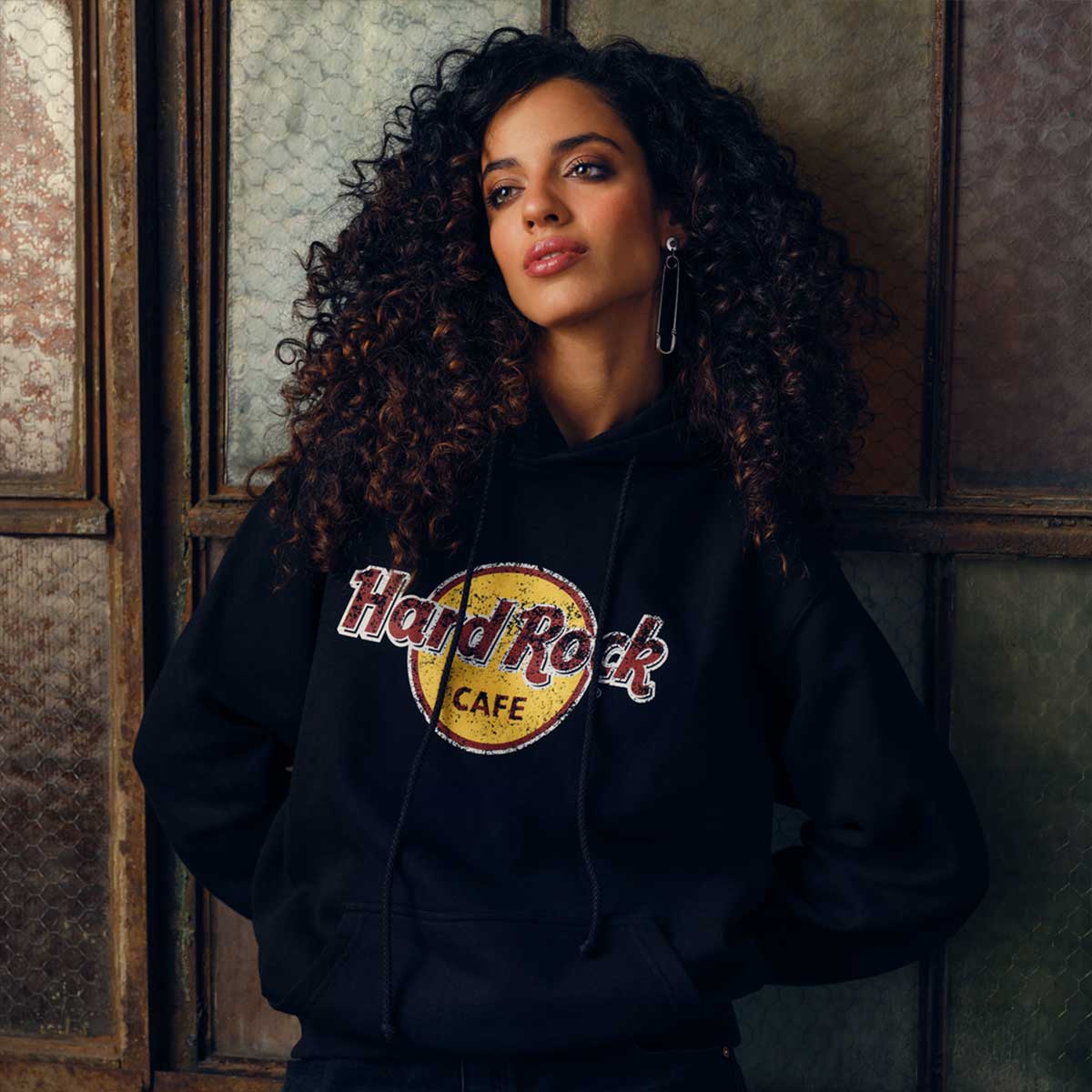 Classic Logo Hoodie in Black image number 2