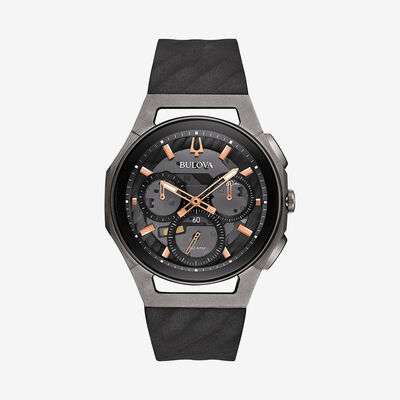 Bulova Mens CURV Titanium Chronograph 98A162