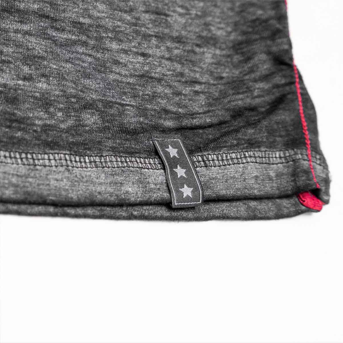 Guitar Company Polo in Grey with Red Stitching image number 4