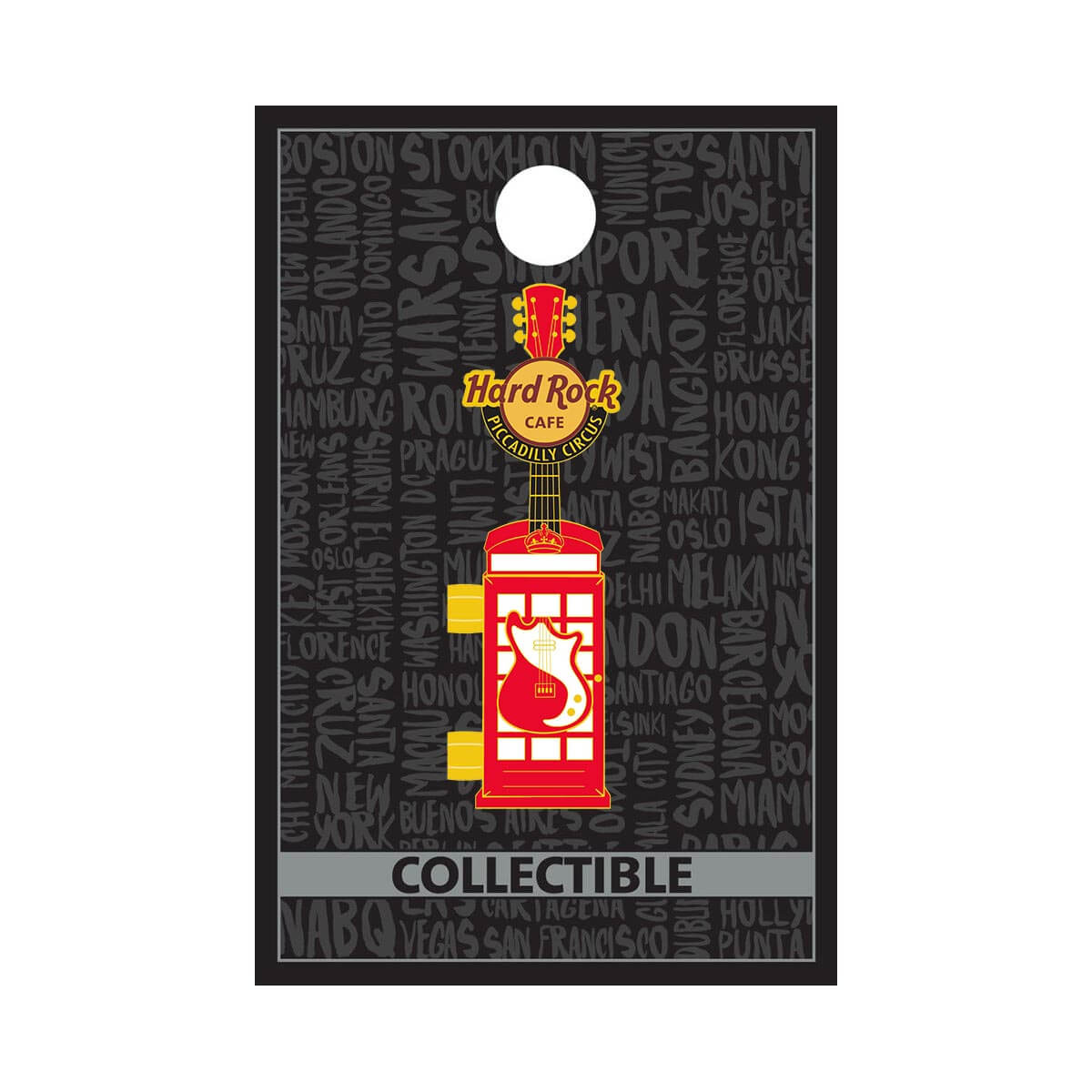 Piccadilly Circus Phone Booth Hinged Pin image number 2