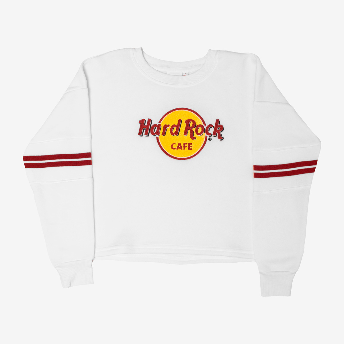 Women'sFit Retro Logo Fleece Cropped Sweatshirt image number 1