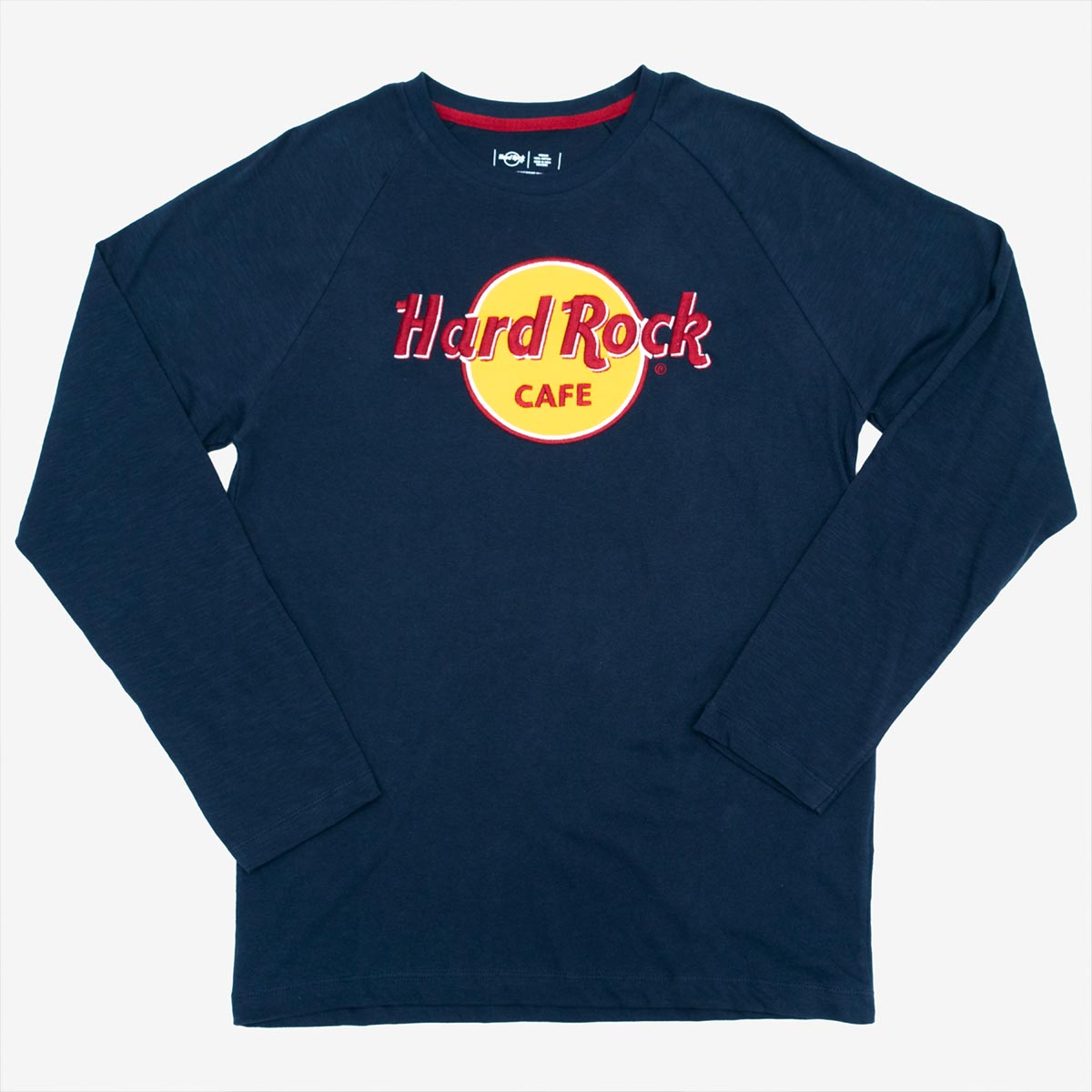 Elevated Classic Logo Longsleeve Raglan Tee in Navy image number 1