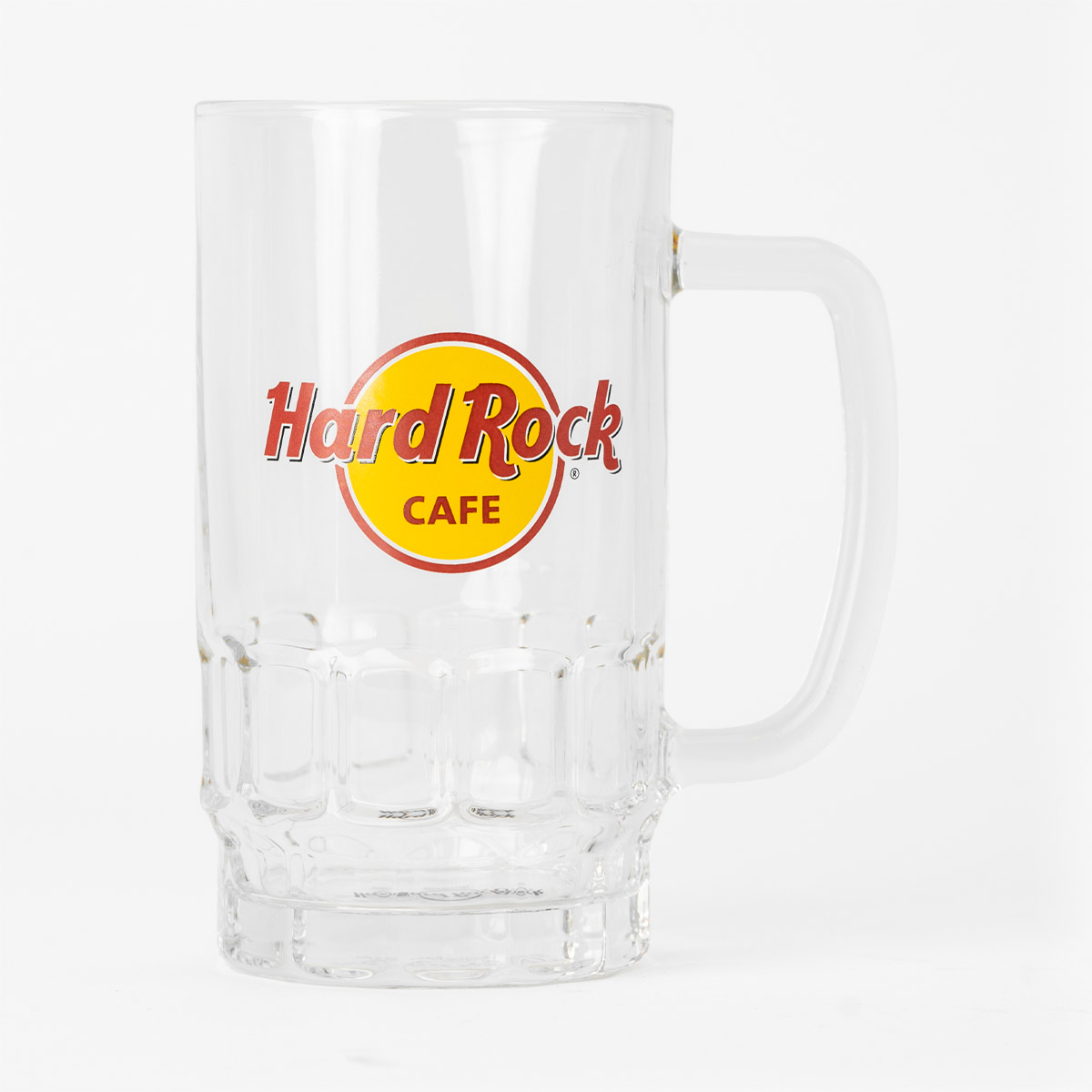 Cafe Logo Glass Pint Stein with Handle image number 1