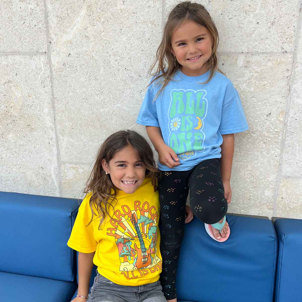 Youth Fit Festival Tee in Sky Blue image number 4