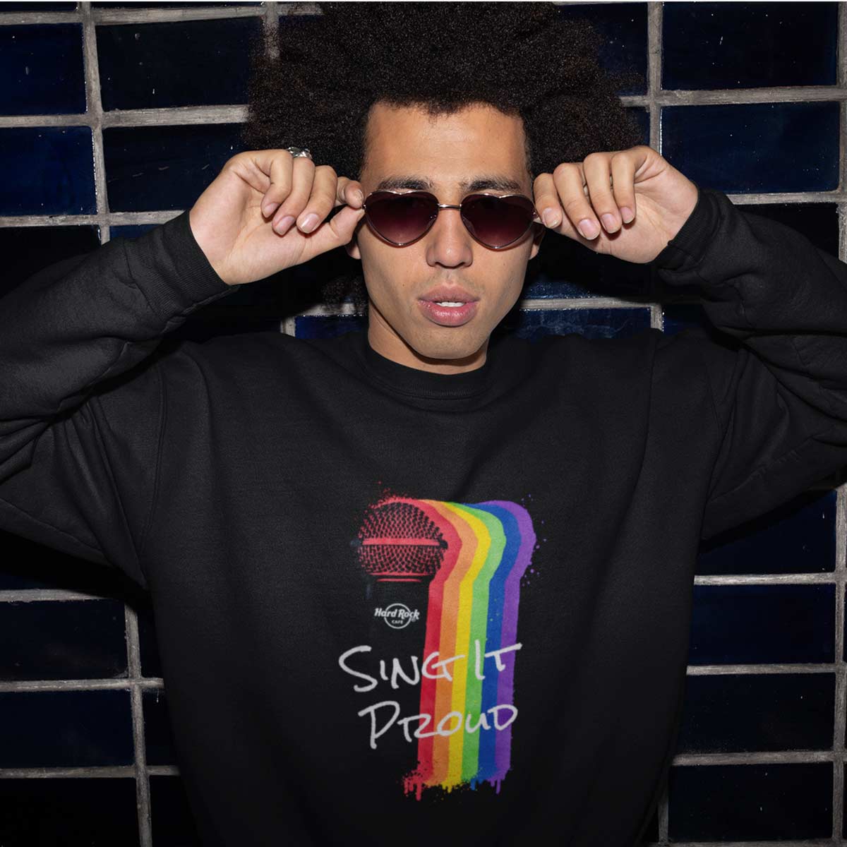 Sing It Proud Proud Pullover Fleece in Black image number 2
