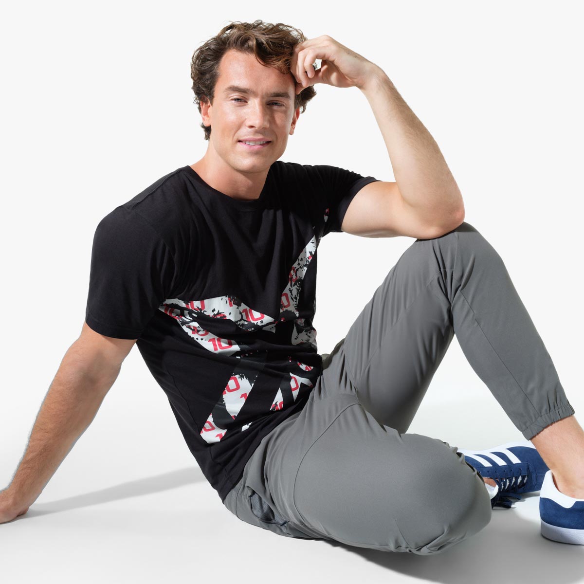 Messi x Hard Rock Crew Tee in Black image number 1