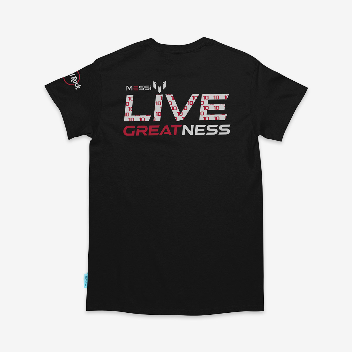 Messi x Hard Rock Crew Tee in Black image number 4