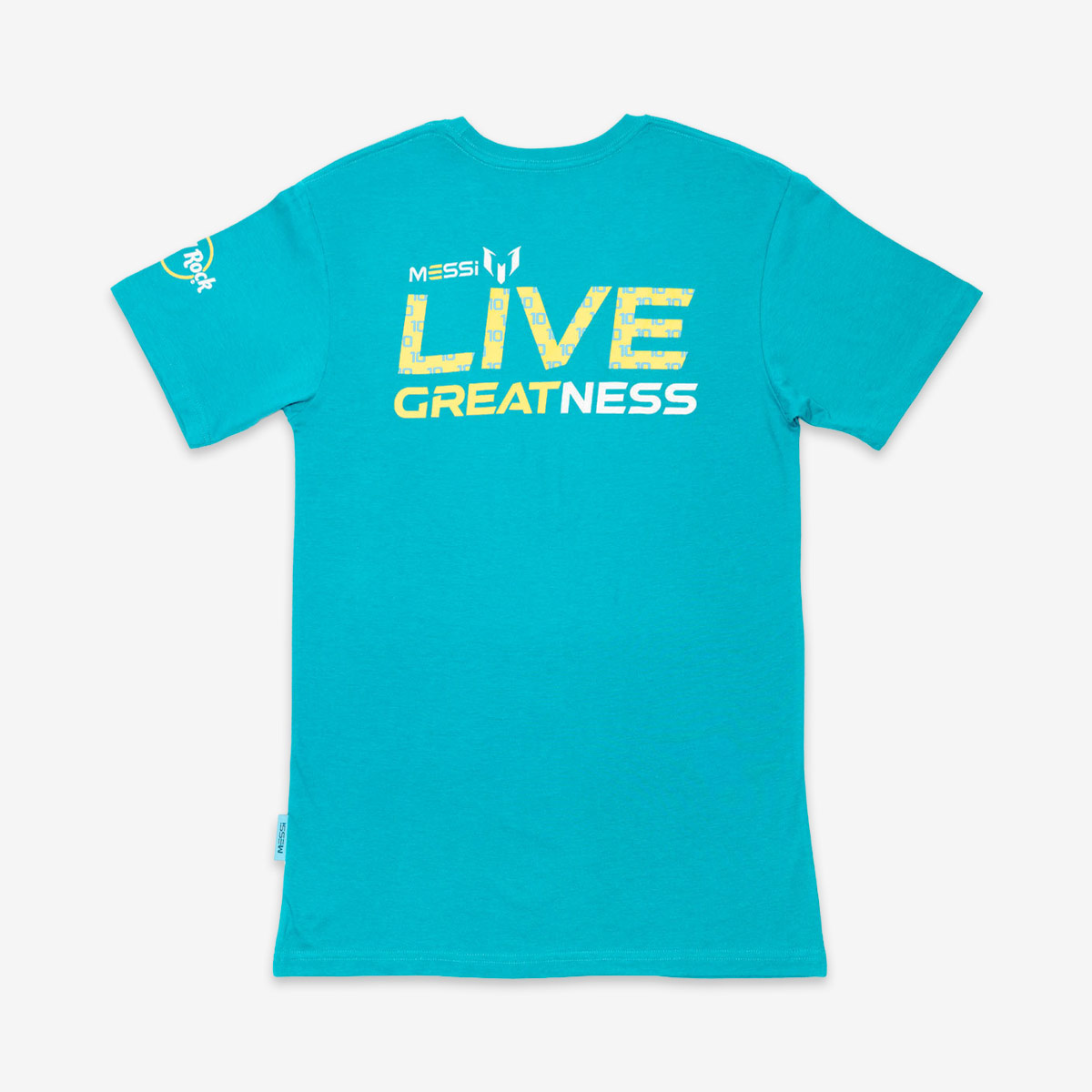 Messi x Hard Rock Crew Tee in Teal image number 3
