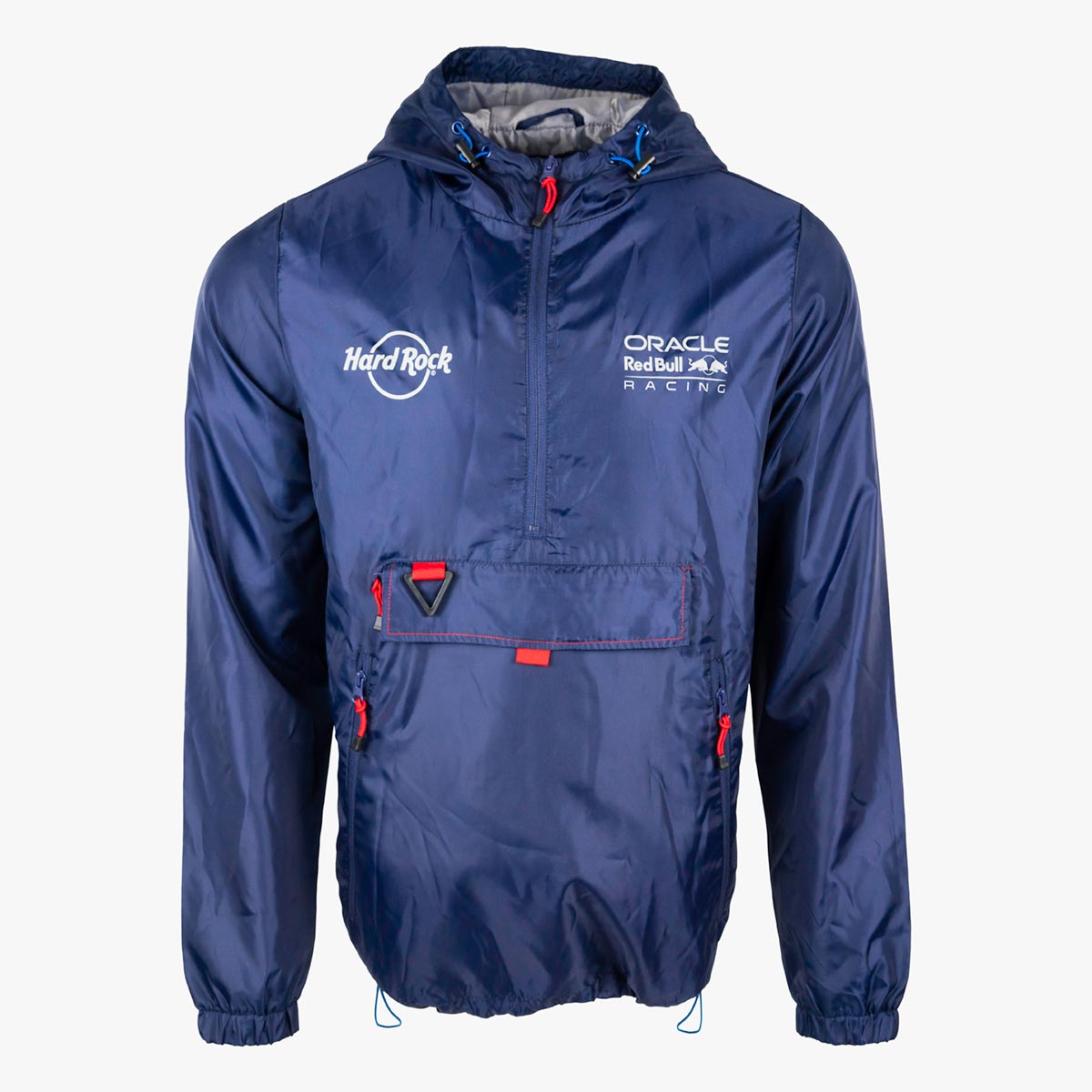 Oracle Red Bull Racing Packable Half Zip Hoodie in Navy image number 1