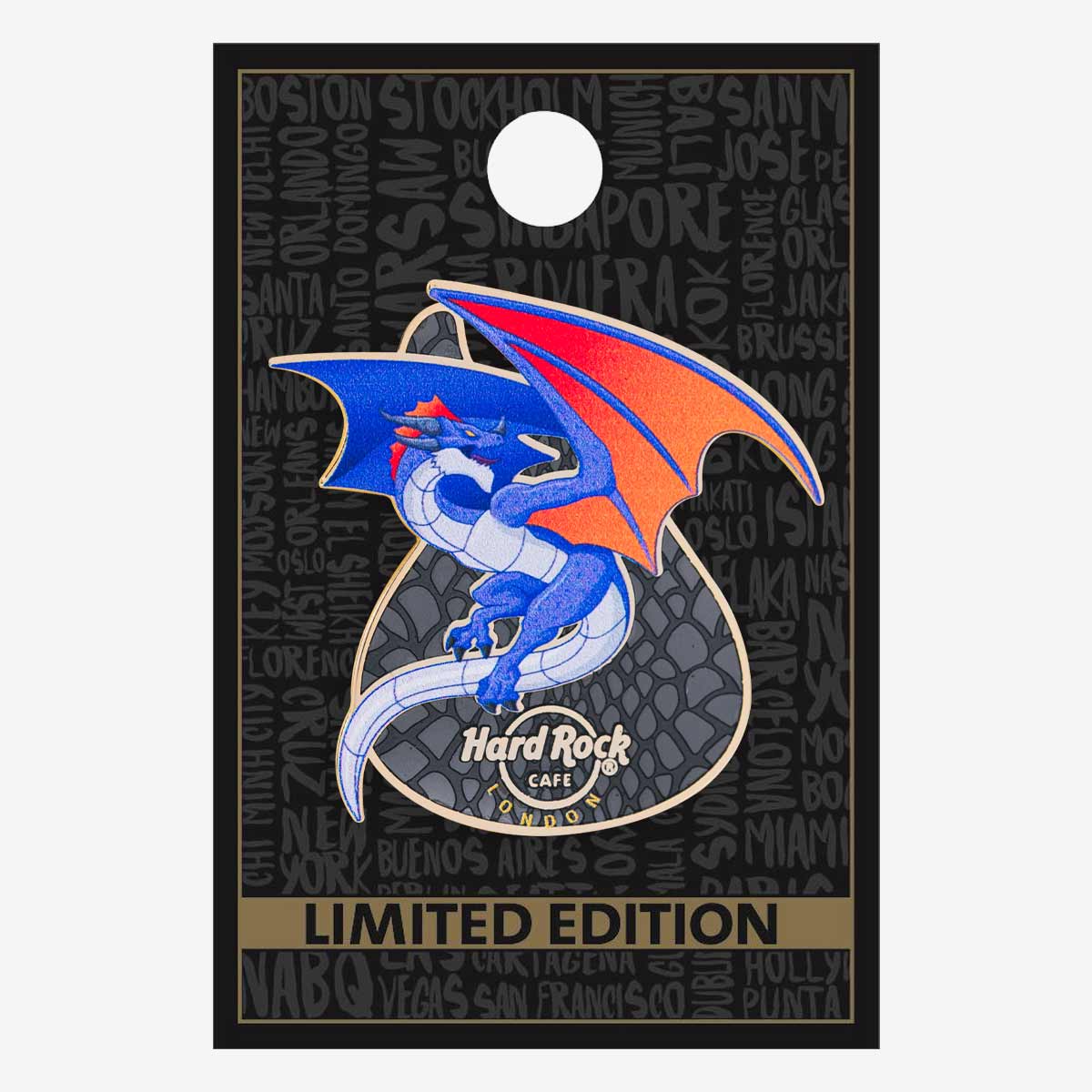 Limited Edition Dragon Guitar Pin image number 2