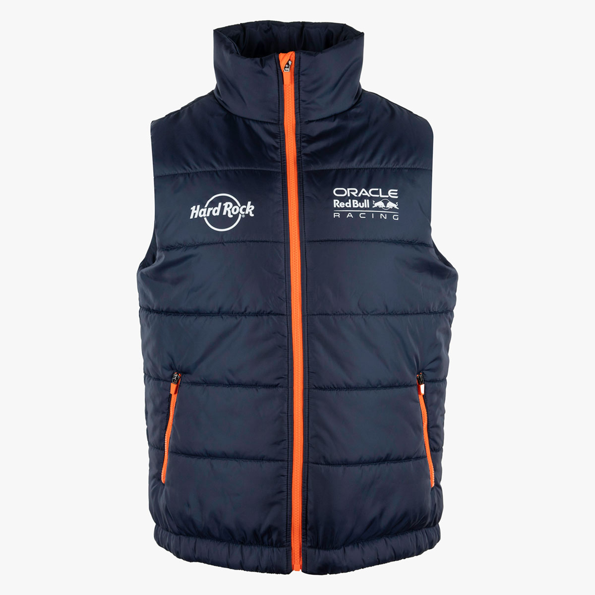 Oracle Red Bull Racing Puffer Vest in Navy Blue image number 1