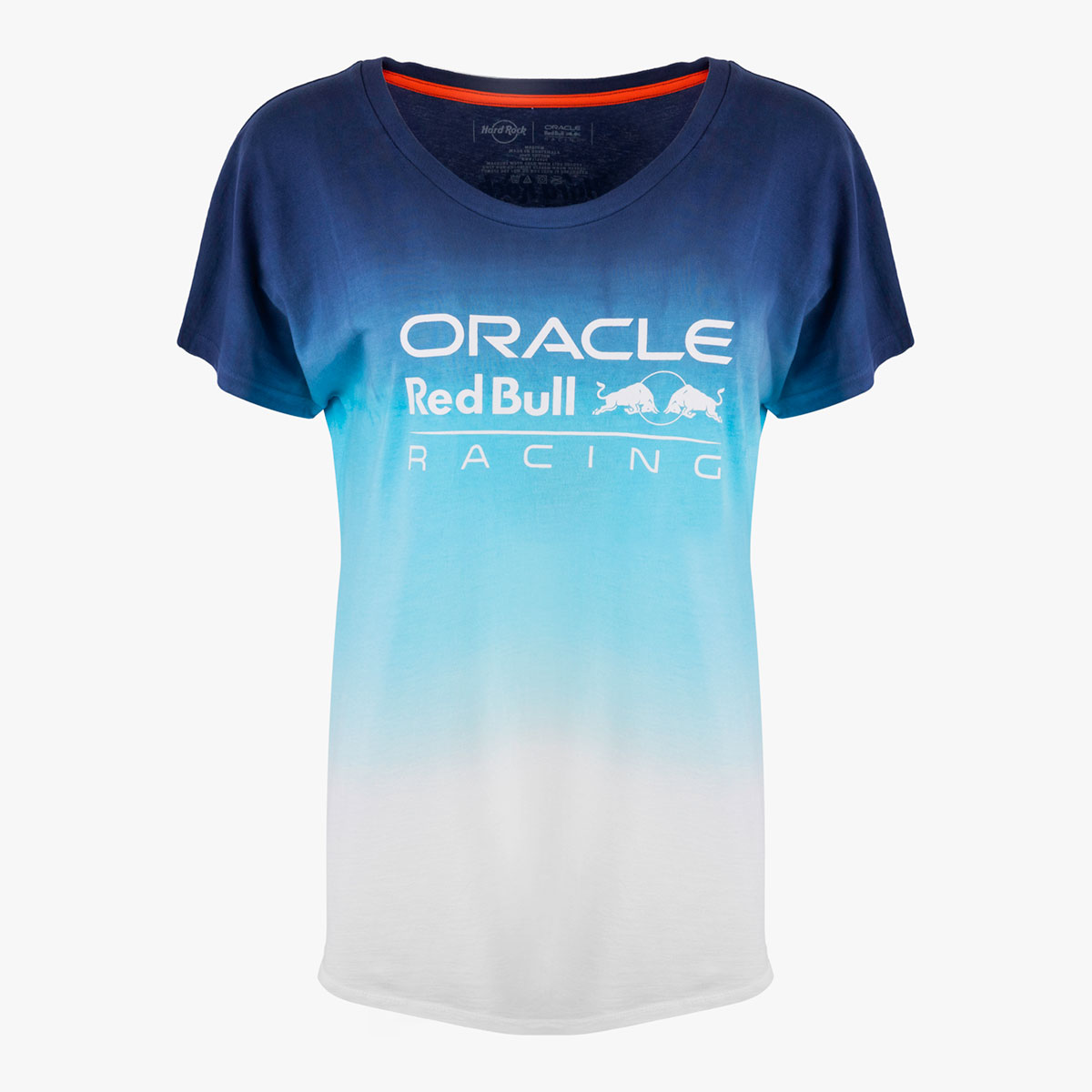 Oracle Red Bull Racing Slim Fit Tee in Gradient Blue Ombre image number 1