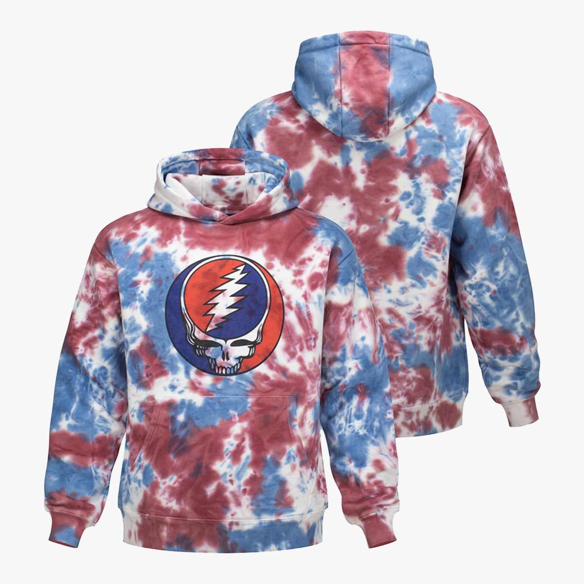 Grateful Dead Pullover Hoodie in Tie Dye image number 6
