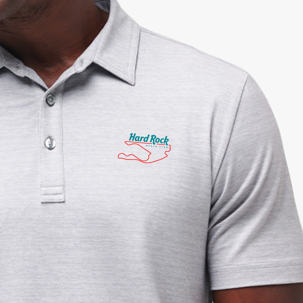 Oracle Red Bull Racing Heather Polo in Microchip image number 2