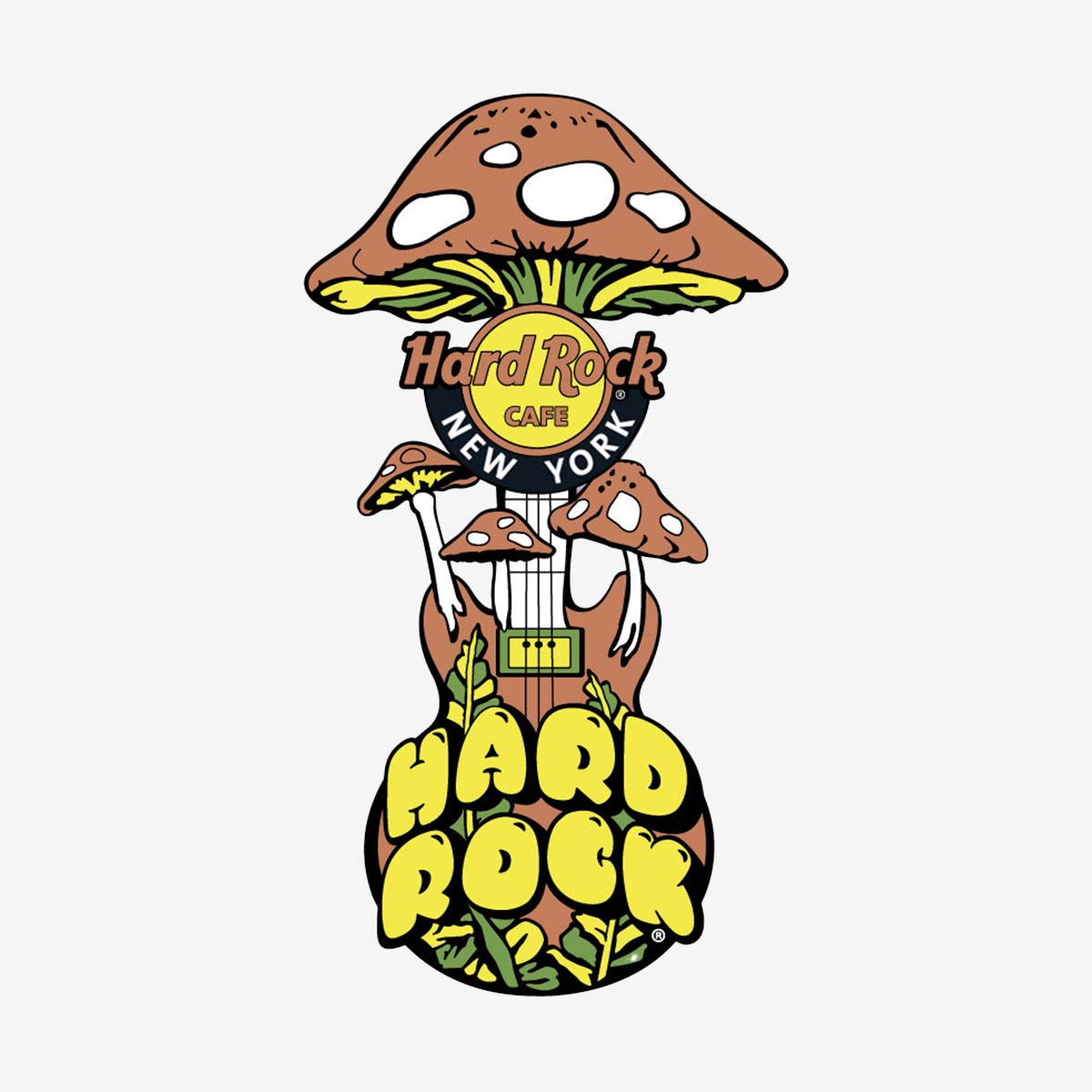 Limited Edition Pin Music Festival Mushroom image number 4