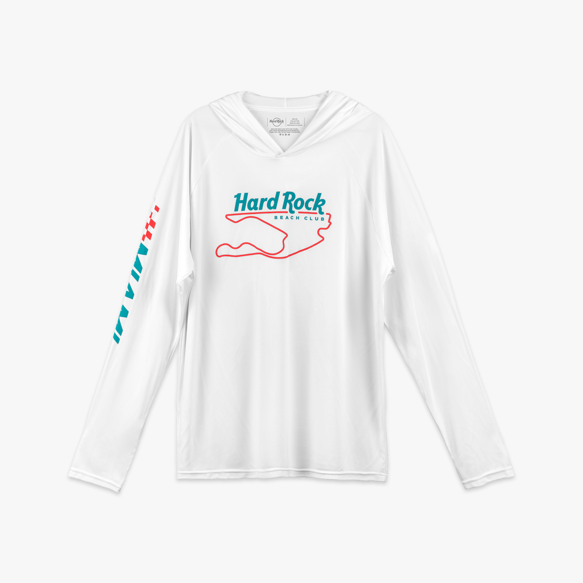 Hard Rock Stadium Beach Club Performance Hoodie in White image number 1