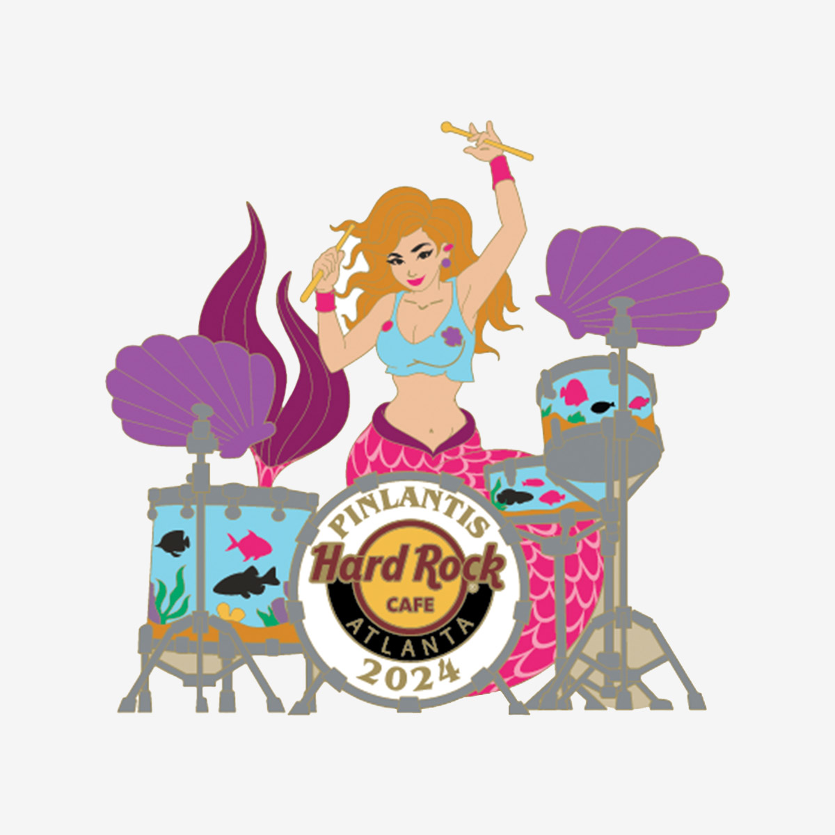 Pinlantis 2024 Limited Edition Atlanta Pin image number 1