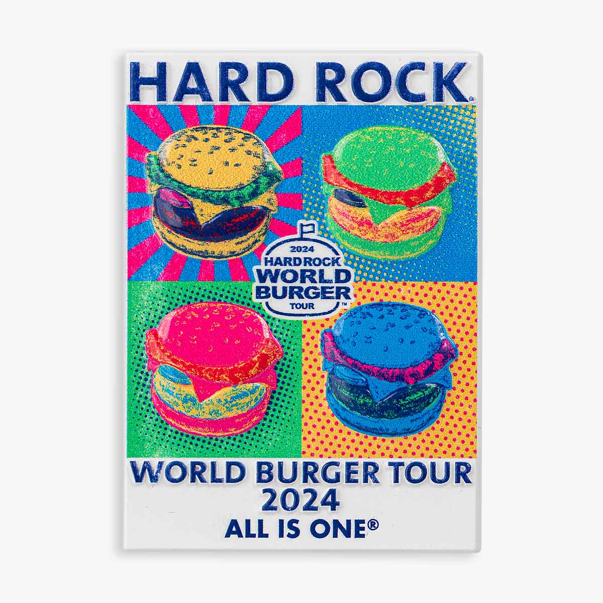 Limited Edition World Burger Tour Pin 2024 image number 2