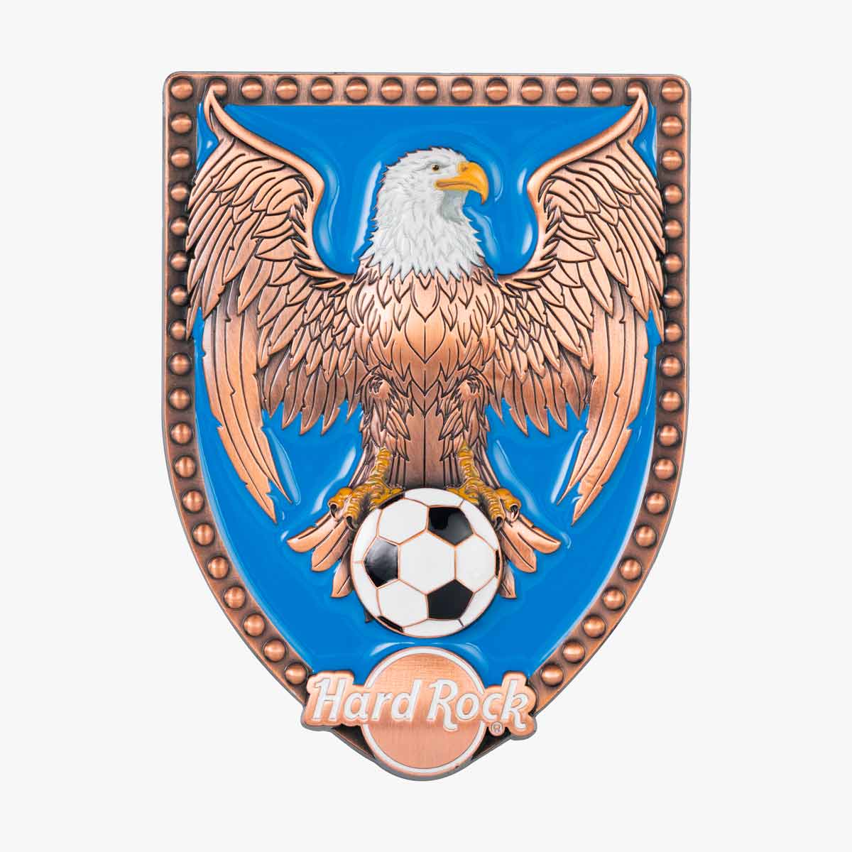 Online Exclusive Jumbo Pin Copper Eagle Soccer image number 2