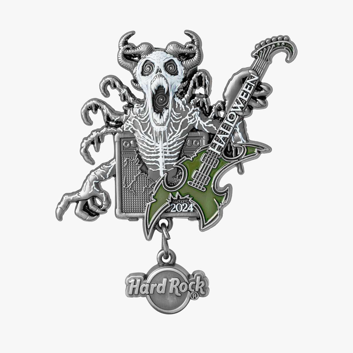 Demon Shred Halloween Pin image number 1