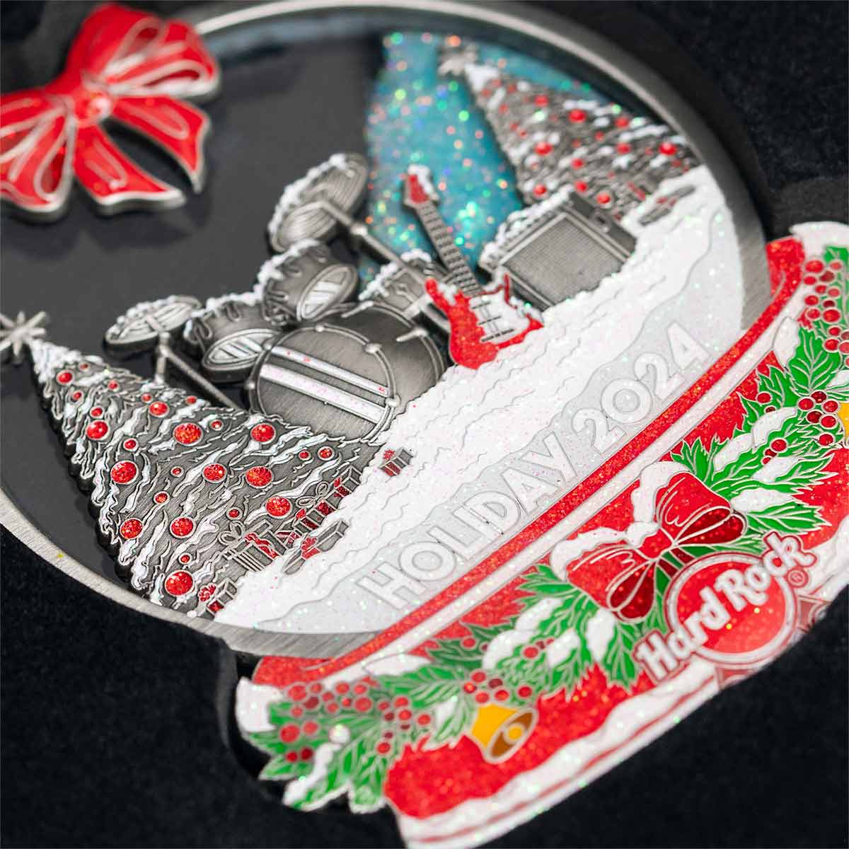Online Exclusive 3D Jumbo Holiday Snow Globe Y24 Pin image number 5