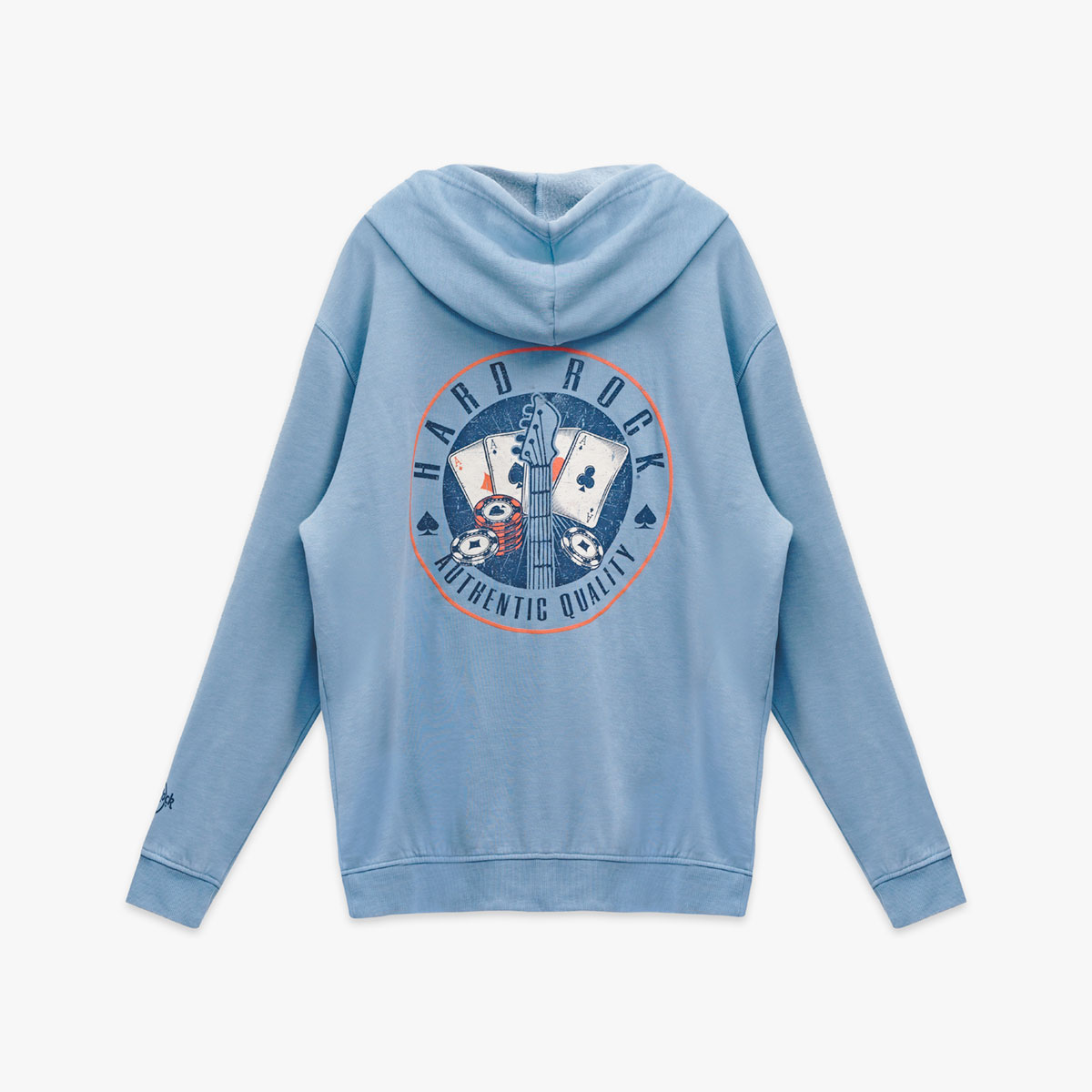 Casino Vintage Blue Zip Hoodie image number 2