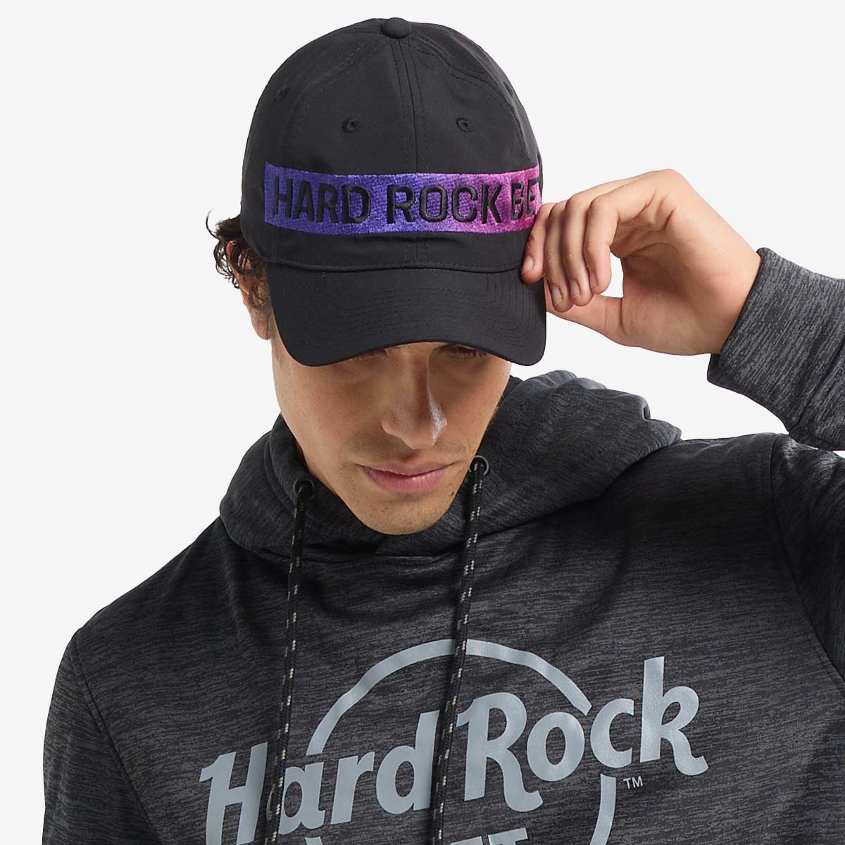 Hard Rock BET Performance Gradient Hat in Black image number 1