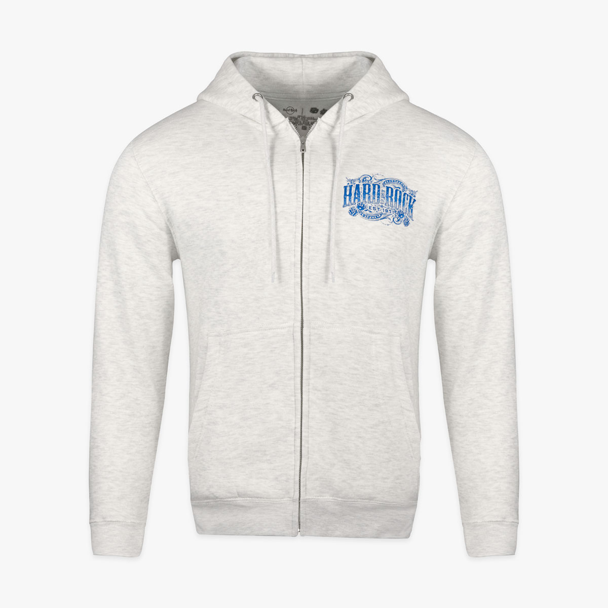 Casino Spade Oatmeal Heather Zip Hoodie image number 3