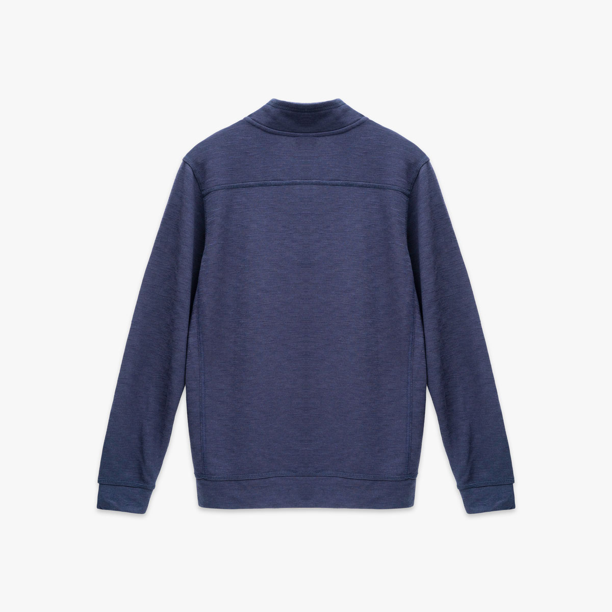 Adult Fit Hard Rock BET Slub Jersey Quarter Zip Jacket in True Navy image number 3