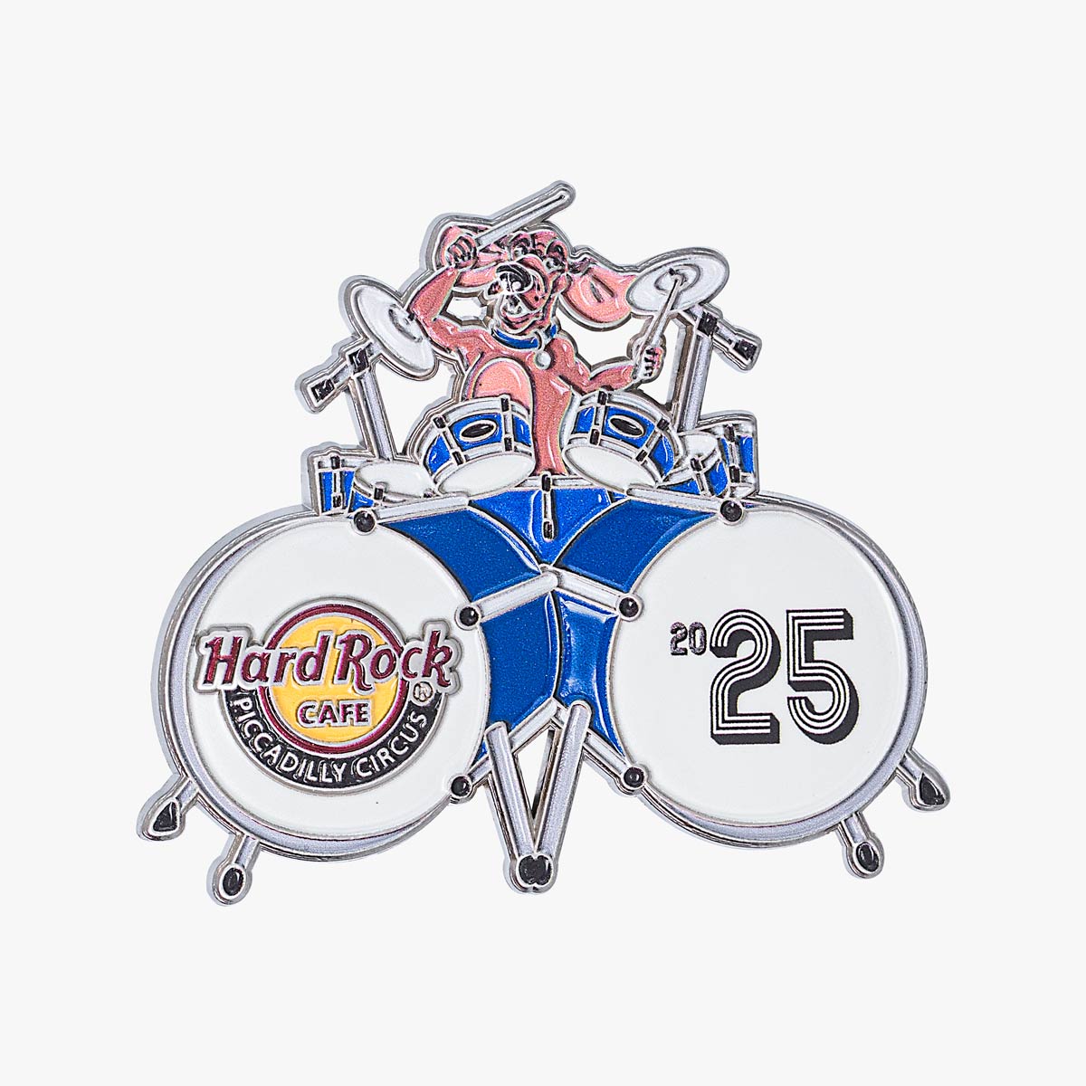 Limited Edition Piccadilly Circus 3D Drum Pin image number 1