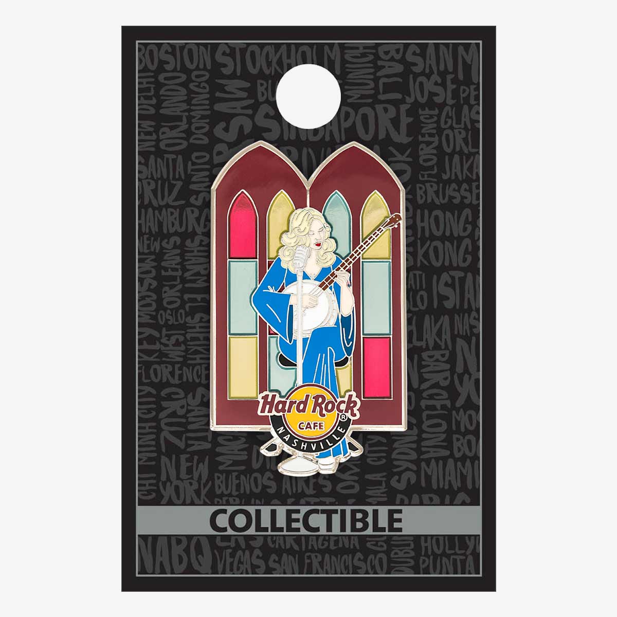 Collectible Nashville Singer 1 Pin image number 2