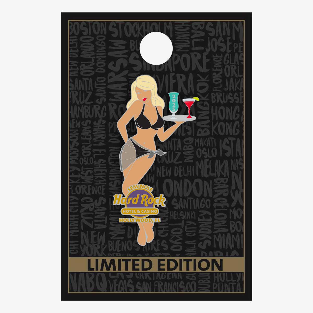 Limited Edition Bikini Cabana Girl 2025 Pin image number 2