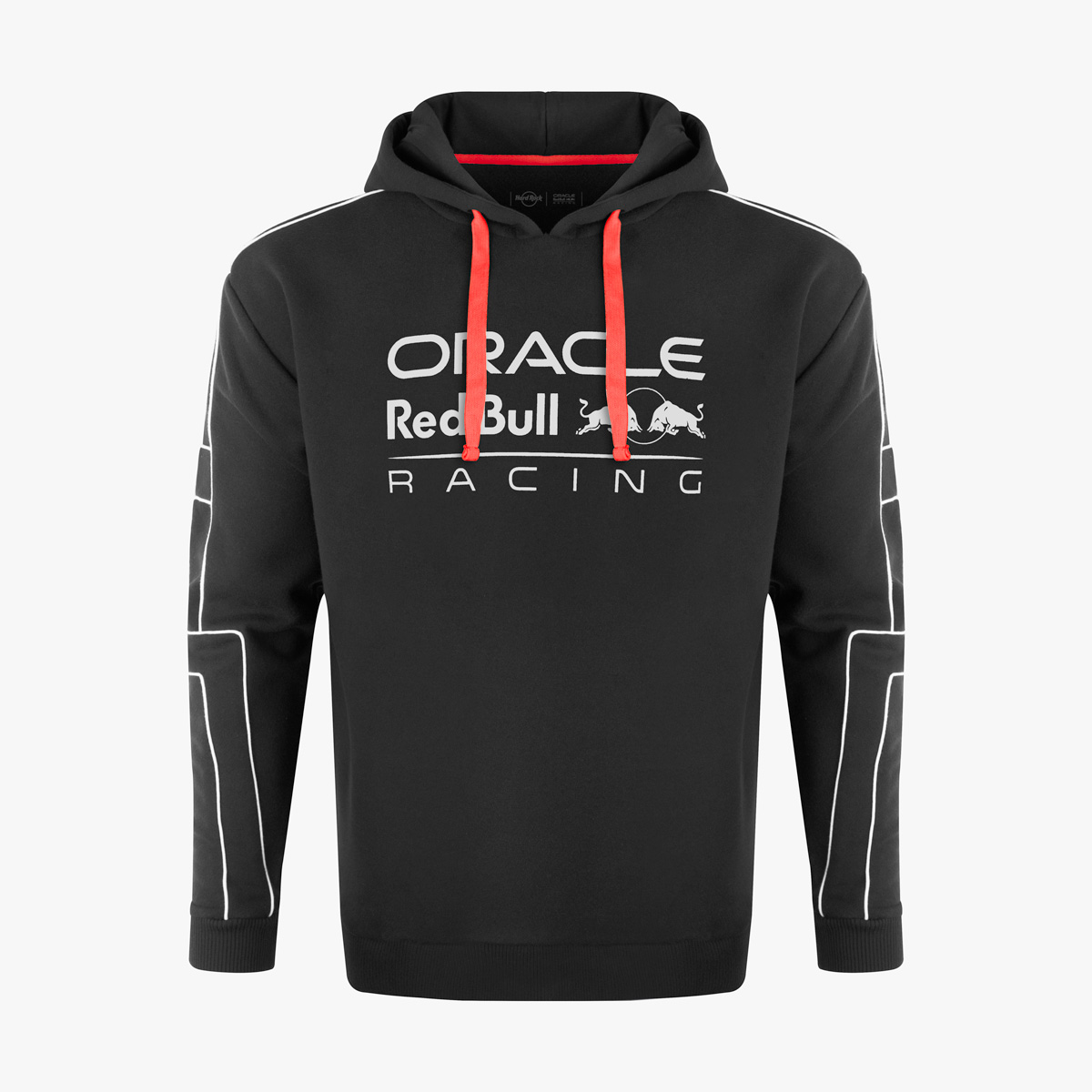 Oracle Red Bull Racing Piping Pullover Hoodie in Black image number 3