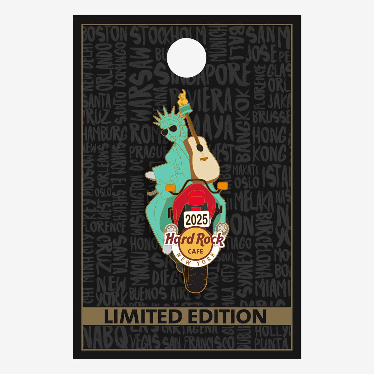 Limited Edition New York City Bike Night Pin image number 2