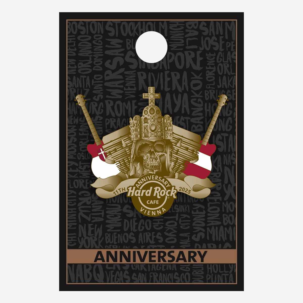 Limited Edition Vienna 11th Anniversary Pin image number 2