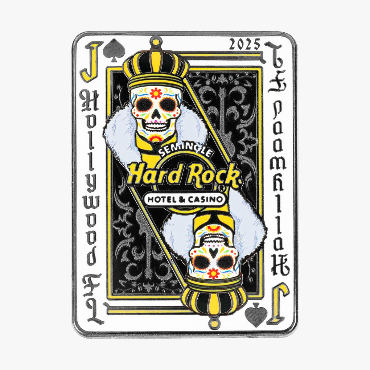 Limited Edition Hollywood, FL Sugar Skull 2025 Pin image number 1