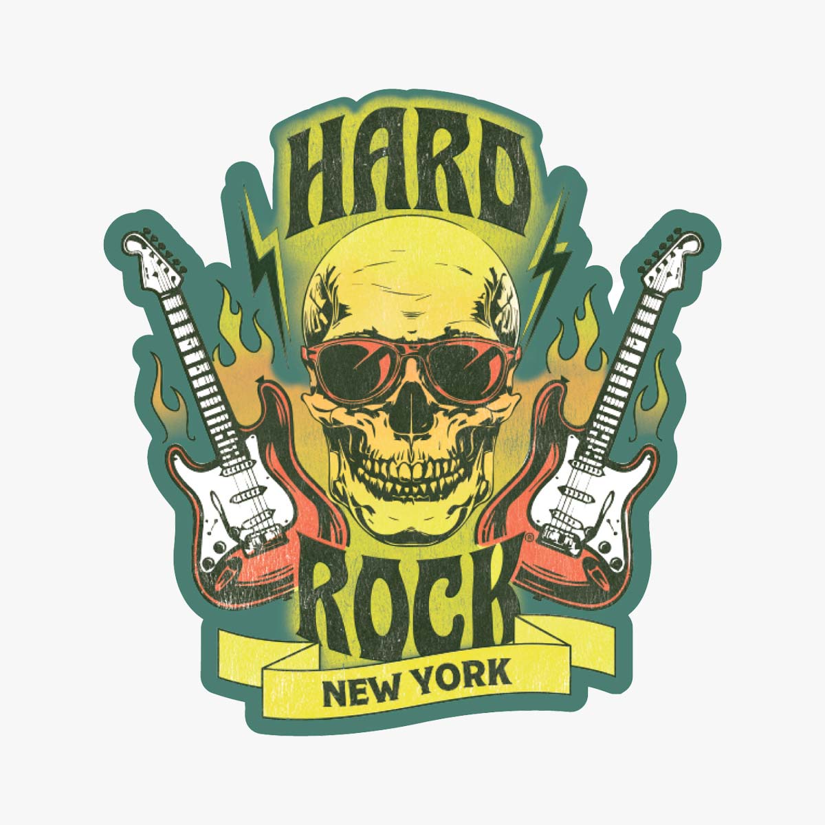 Limited Edition Sunglasses Skull Music Festival Pin image number 1