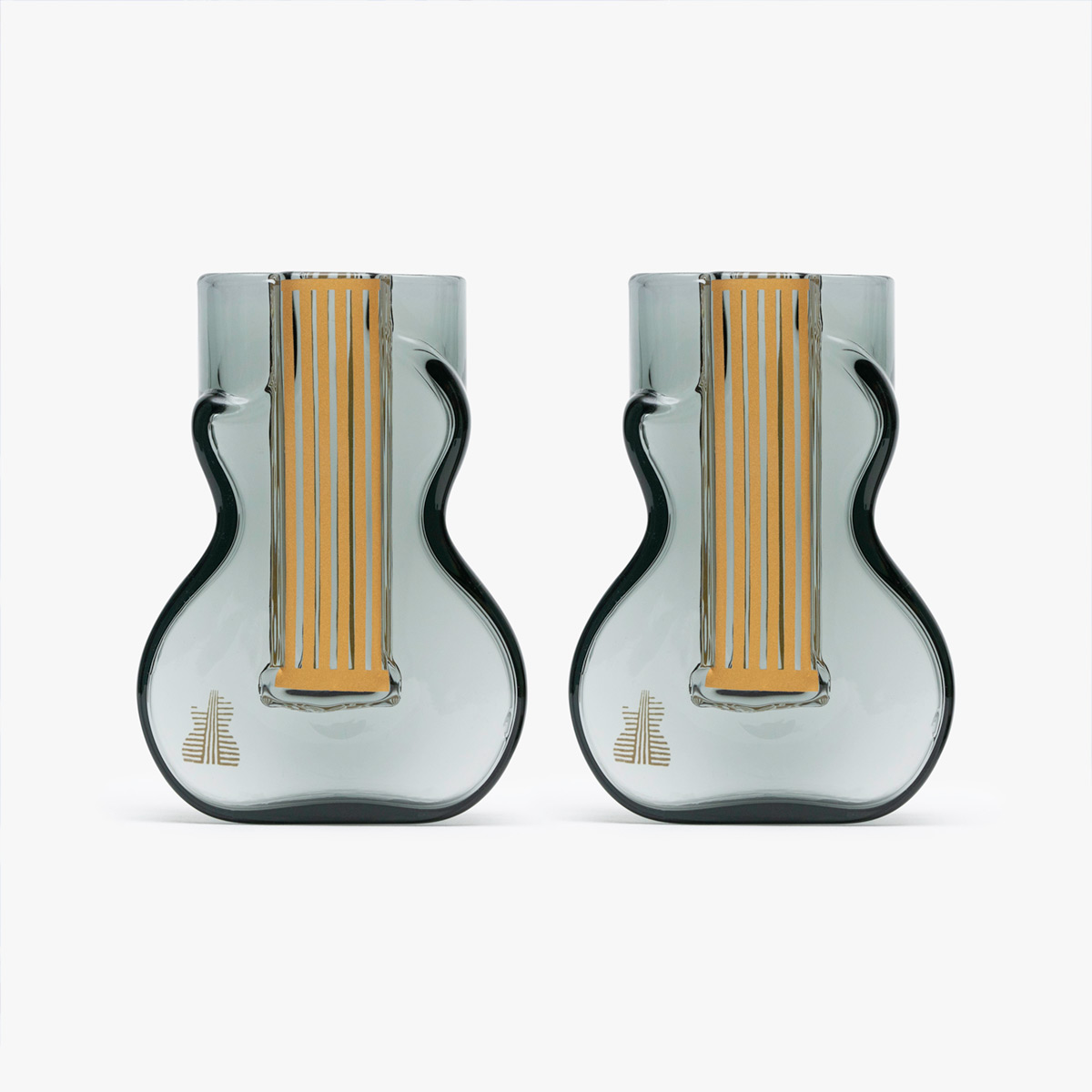 Guitar Hotel Shot Glass in Smoked Grey image number 3