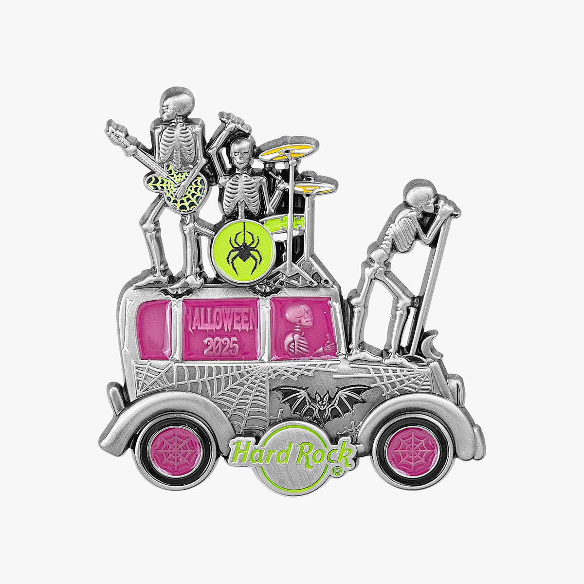 Limited Edition Skeleton Band Car Pin image number 1