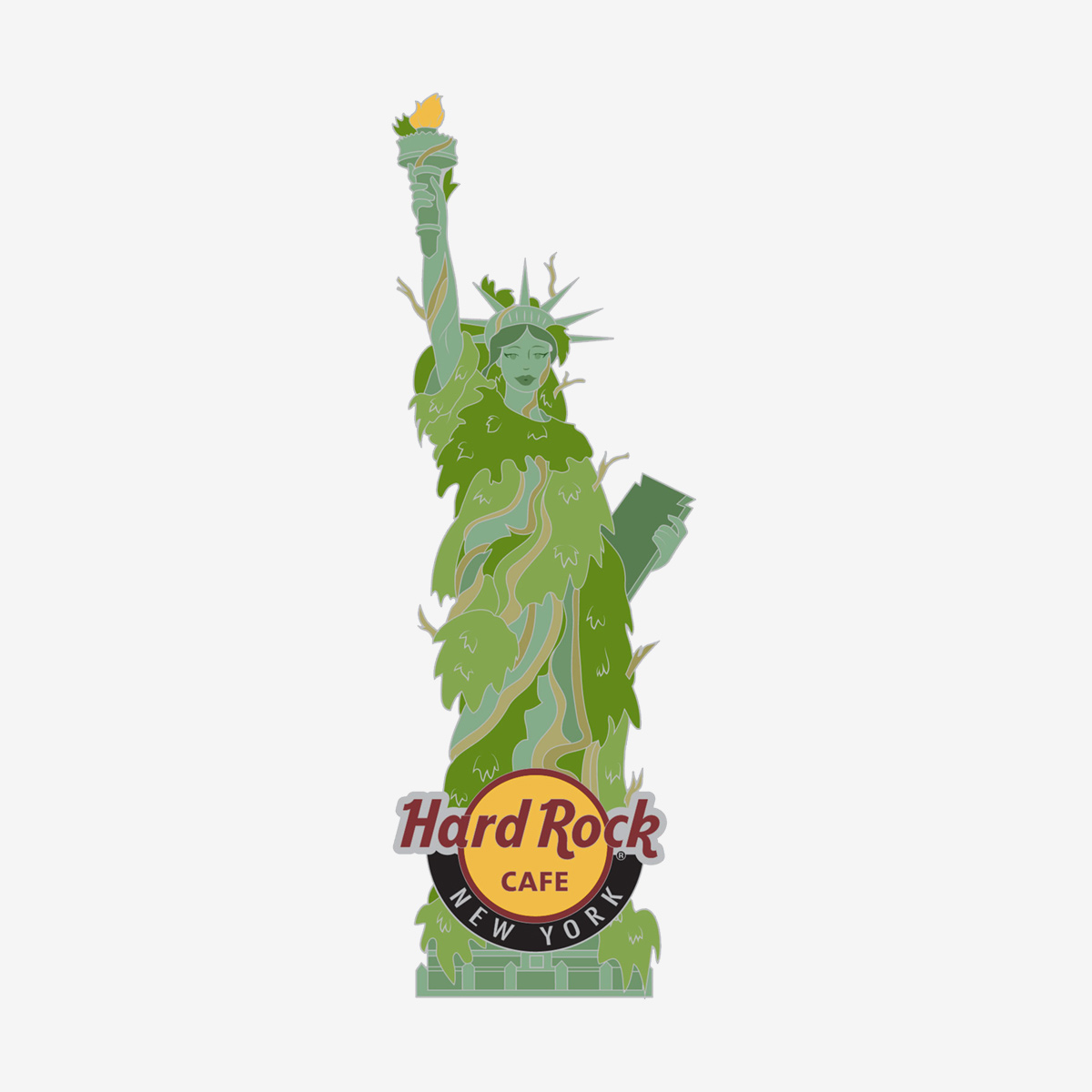 Online Exclusive New York Statue of Liberty Hedge Pin image number 1