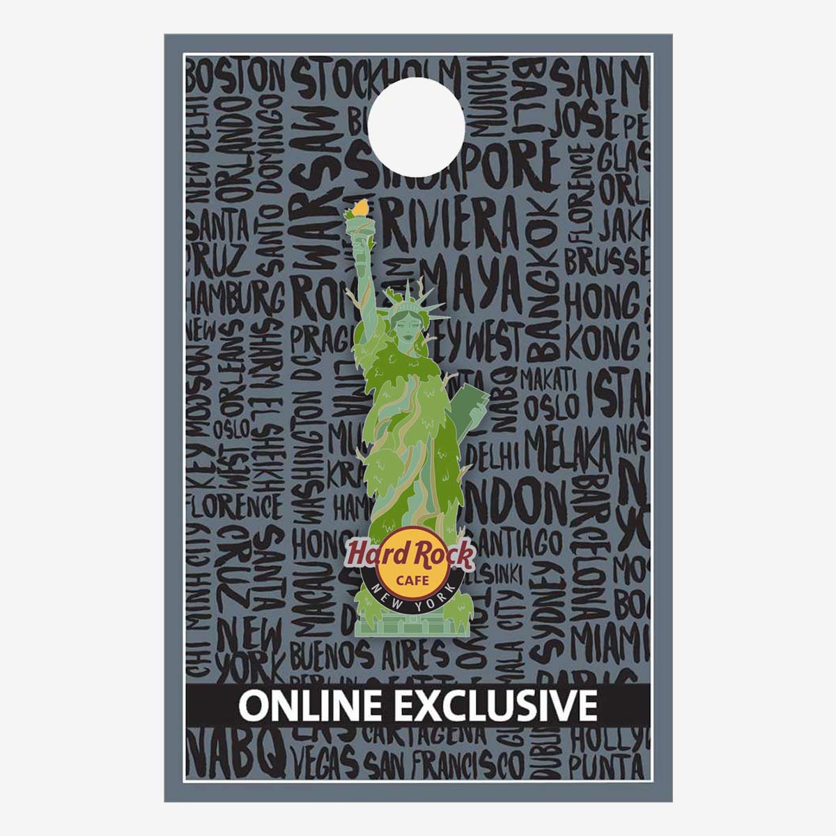 Online Exclusive New York Statue of Liberty Hedge Pin image number 2