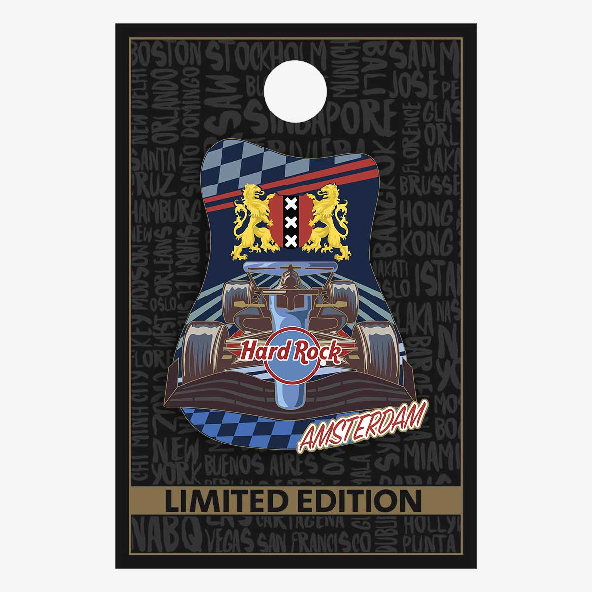 Limited Edition Amsterdam Racing Pin image number 2