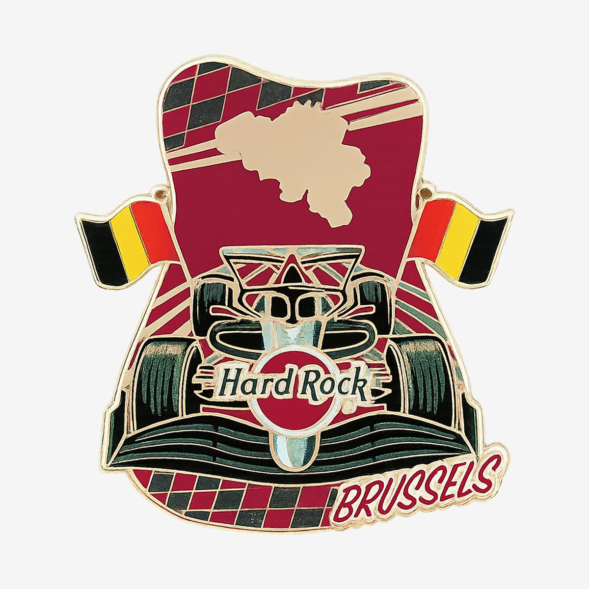 Limited Edition Brussels Racing Pin image number 1