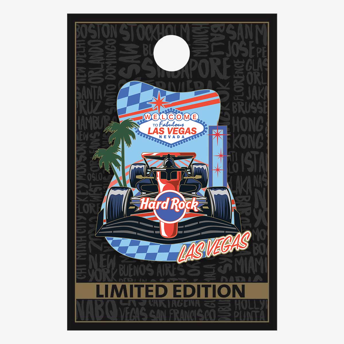 Limited Edition Las Vegas Racing Pin image number 2