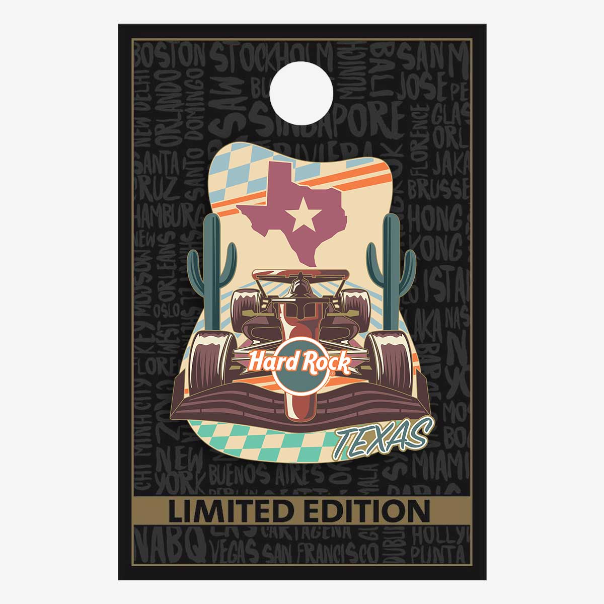 Limited Edition Texas Racing Pin image number 2
