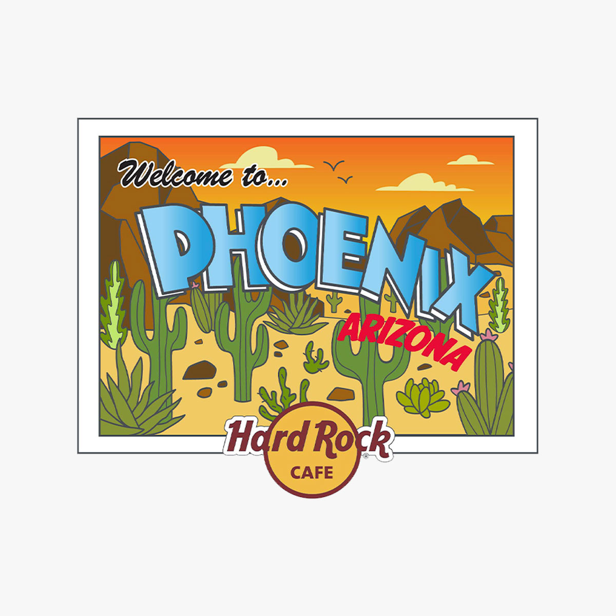Online Exclusive Limited Edition Phoenix Postcard Pin image number 1