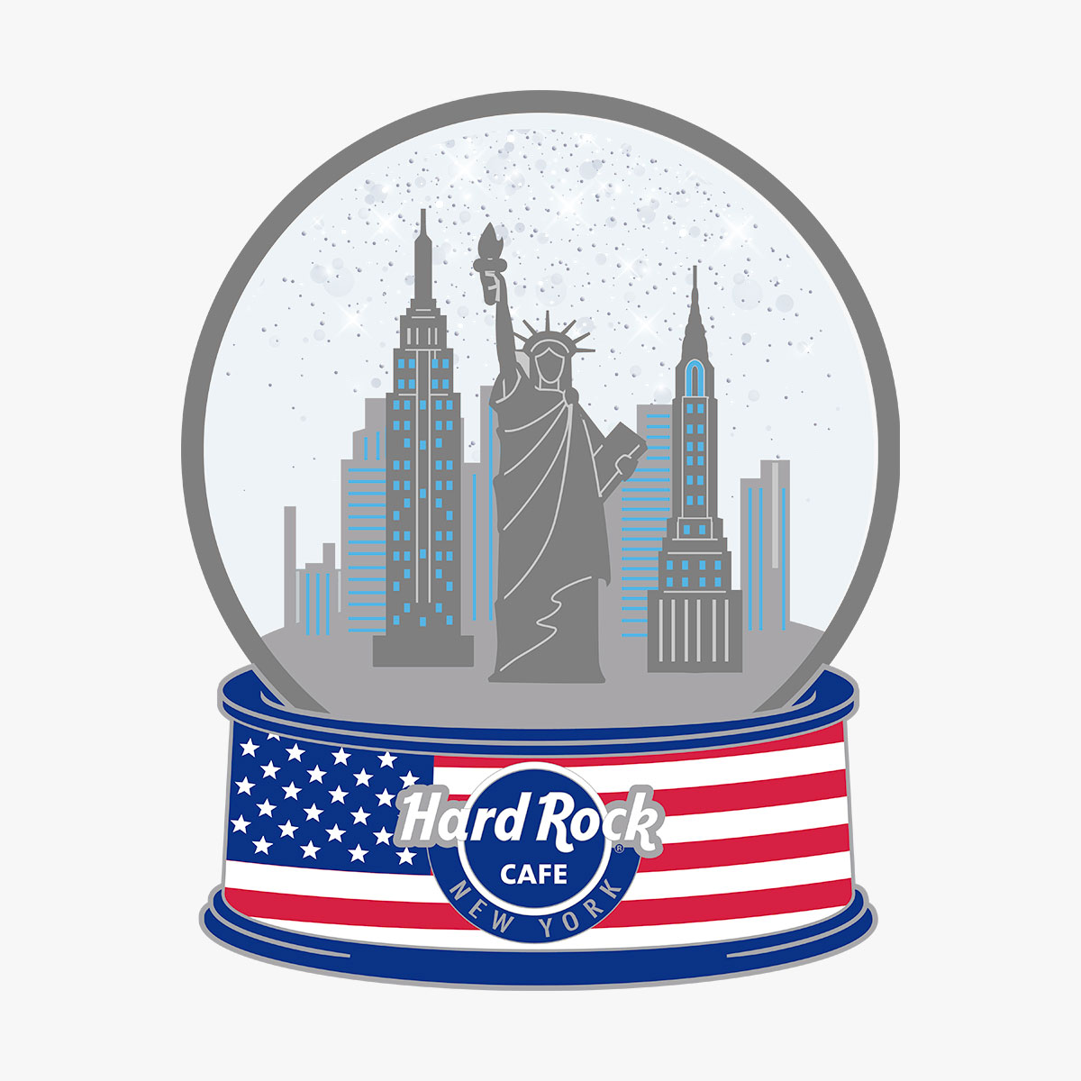 Limited Edition New York City Snow Globe Pin image number 1